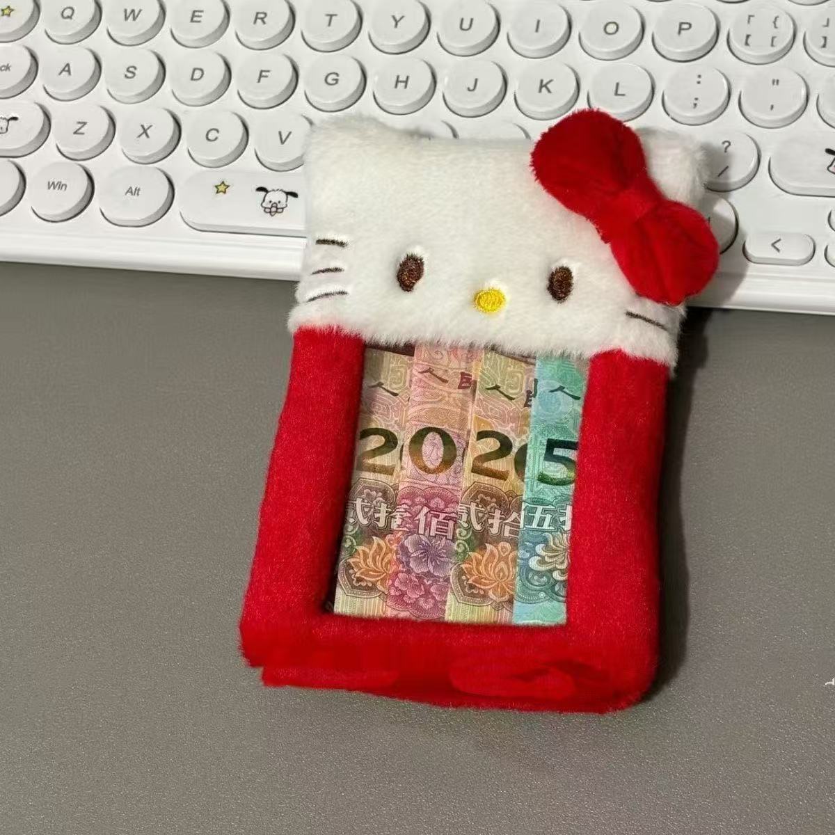 Burger puppy plush card cover 3 inch star chasing small card storage cover bag decorative pendant