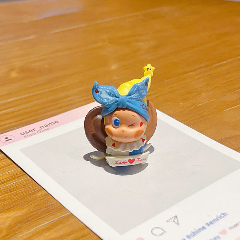 Handmade DIY Cute Star Figure Beaded Charm Strap, Universal Phone Lanyard Pendant, Car Keychain Ornament, Kawaii Doll Hanging Accessories for DIY Craft